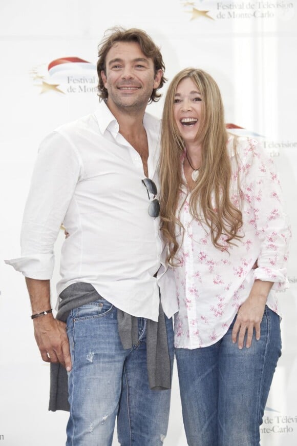 Hélène Rollès et Patrick Puydebat au 51ème festival de Monte-Carlo le jeudi 9 juin 2011.