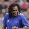 Christian Karembeu au Parc des Princes, à Paris, à l'occasion du jubilé du footballeur Bernard Lama, samedi 11 juin 2011.