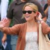 Reese Witherspoon en totale décontraction à la sortie de l'église, le 12 juin 2011 à Santa Monica
