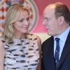 Albert de Monaco et Charlene Wittstock en mai 2011.