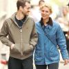 Claire Danes et Hugh Dancy sur le chemin de leur cours de gym à New York, le 14 juin 2011.