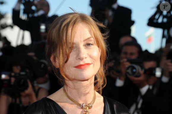 Isabelle Huppert le 16 mai 2011 à Cannes