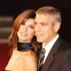George Clooney et Elisabetta Canalis lors du festival de Rome en 2009