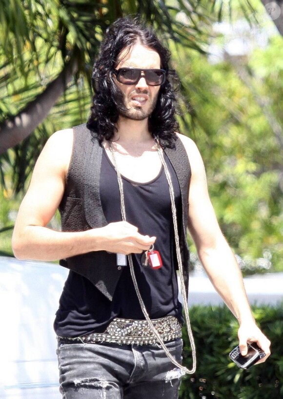 Russell Brand, le mari de Katy Perry, à Miami le 4 juin 2011
