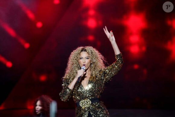 Beyoncé au festival de Glastonbury, le 26 juin 2011.