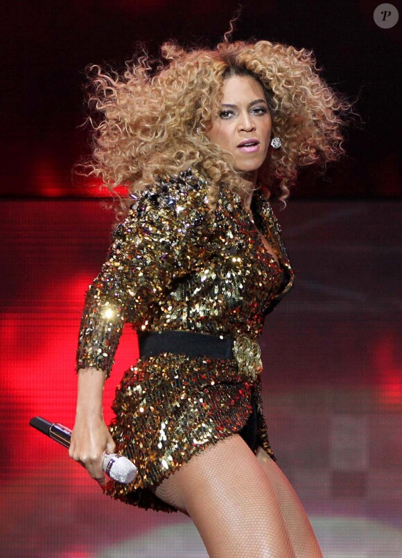 Beyoncé au festival de Glastonbury, le 26 juin 2011.