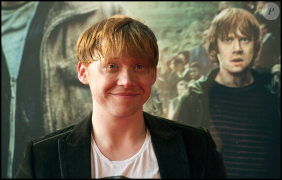 Rupert Grint lors d'un photocall pour la promotion de Harry Potter et les Reliques de la mort - partie II, à Madrid le 27 juin 2011