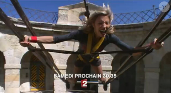 Alexandra Rosenfeld dans la bande-annonce de l'épisode de Fort Boyard spéciale Miss France diffusé le samedi 2 juillet 2011 sur France 2 à 20h35