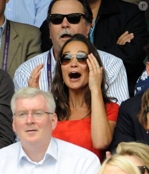 Pippa Middleton au tournoi de Wimbledon le 29 juin 2011 à Londres