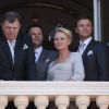 Les parents de Charlene Wittstock, Michael et Lynette, ainsi que ses frères, Gareth et Sean, sont apparus au balcon du Palais Princier.
Le 1er juillet 2011, mariés civilement depuis quelques minutes, le prince Albert et la  princesse Charlene paraissaient au balcon de la Salle des Glaces du Palais  princier, applaudis par des milliers de Monégasques.