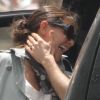 Katie Holmes garde son joli sourire malgré quelques jours de séparation avec son mari Tom Cruise. Miami, 4 juillet 2011