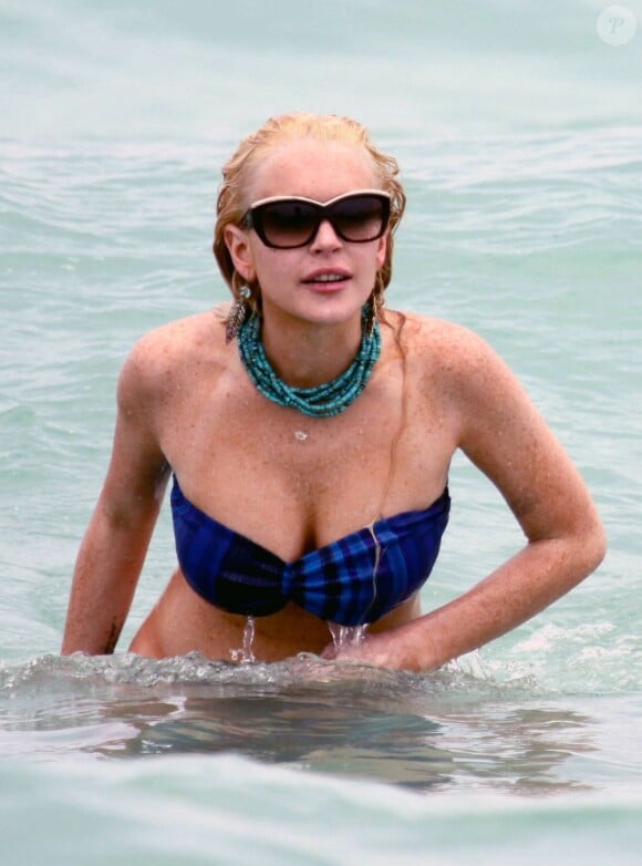 Lindsay Lohan, en mai 2011, à Miami Beach.