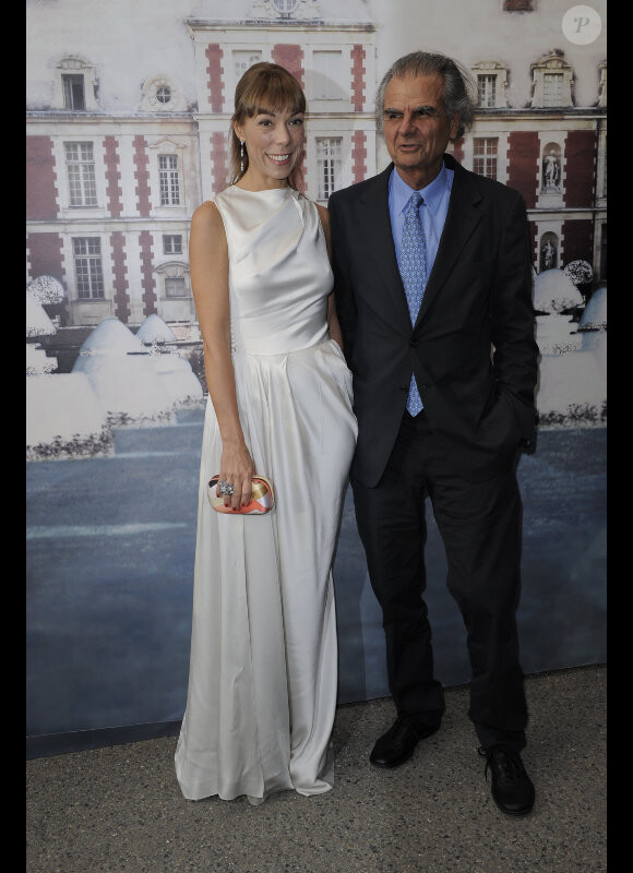 Patrick Demarchelier et sa femme lors du White Ball organisé par Natalia Vodianova et Valentino au château de Wideville, près de Paris. Le 6 juillet 2011