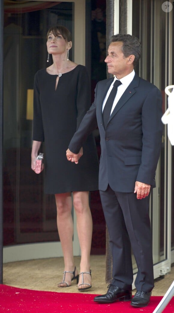 Carla et Nicolas Sarkozy à Deauville en juin 2011