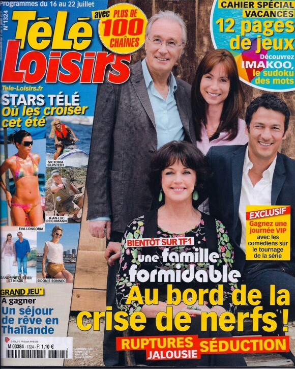 La couverture de Télé-Loisirs du 16 juillet 2011