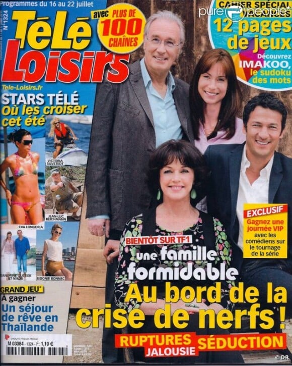 La couverture de Télé-Loisirs du 16 juillet 2011