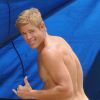 Trevor Donovan sur le tournage de la saison 4 de 90210, à Los Angles, le 12 juillet 2011.