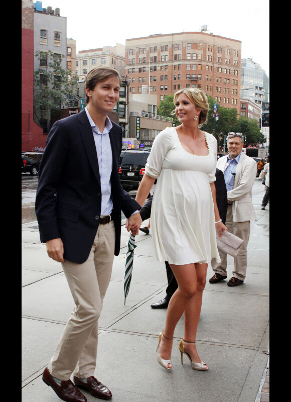 Ivanka Trump et son mari Jared Kushner lors de la projection spéciale du film Snow Flower dans the Secret Fan à New York le 13 juillet 2011