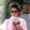 Rachel Bilson : une vraie diva sur le tournage du film The to do list à Woodland Hills le 13 juillet 2011