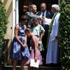 La famille Obama s'est rendue à la messe du dimanche à Washington, plus unie que jamais.