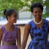 La famille Obama s'est rendue à la messe du dimanche à Washington, plus unie que jamais.