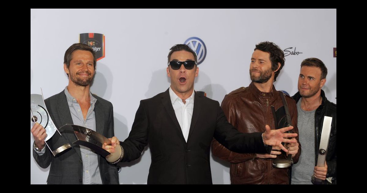 Certains membres des Take That n