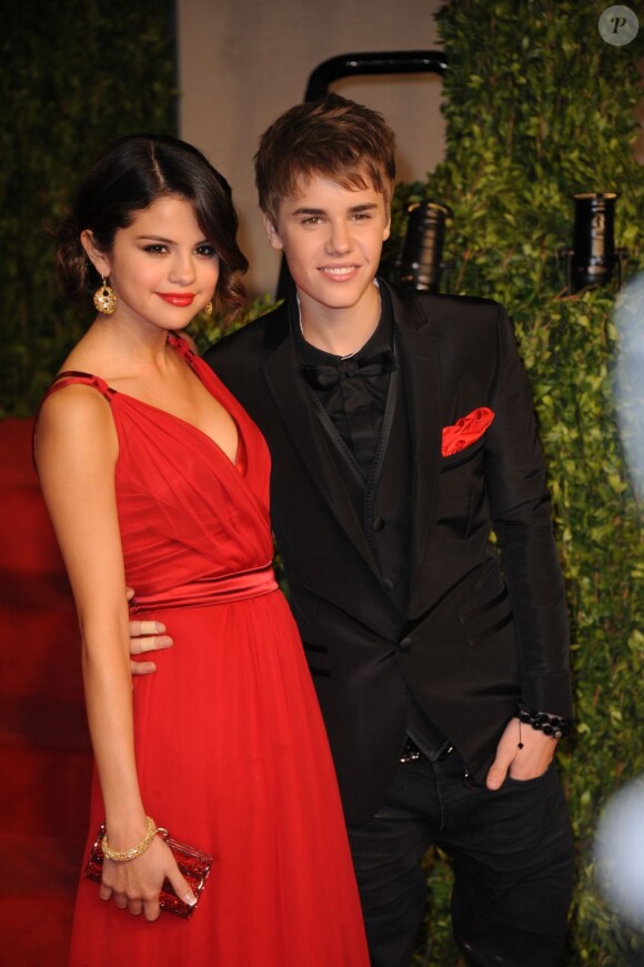 Justin Bieber et Selena Gomez à Los Angeles en février 2011