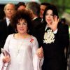 Michael Jackson et elizabeth Taylor, à Londres, le 25 mai 2000.