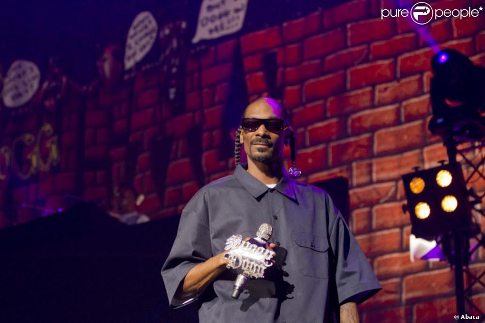 Snoop Dogg lors de la clôture du Festival de HipHop, au Zénith, à