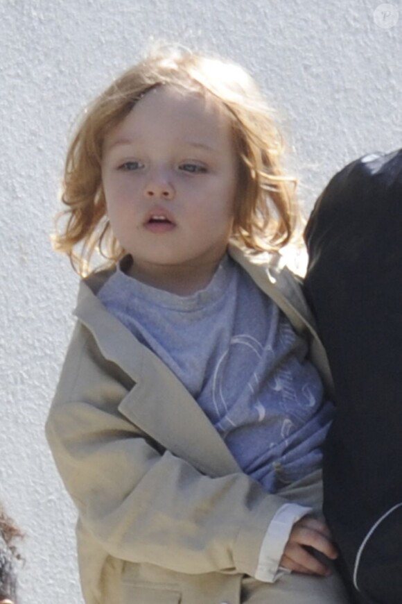Knox, fils d'Angelina Jolie et Brad Pitt, en mars 2011 à la Nouvelle-Orléans