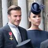 David Beckham et Victoria au mariage du prince William et Kate Middleton, à Londres, le 29 avril 2011.
