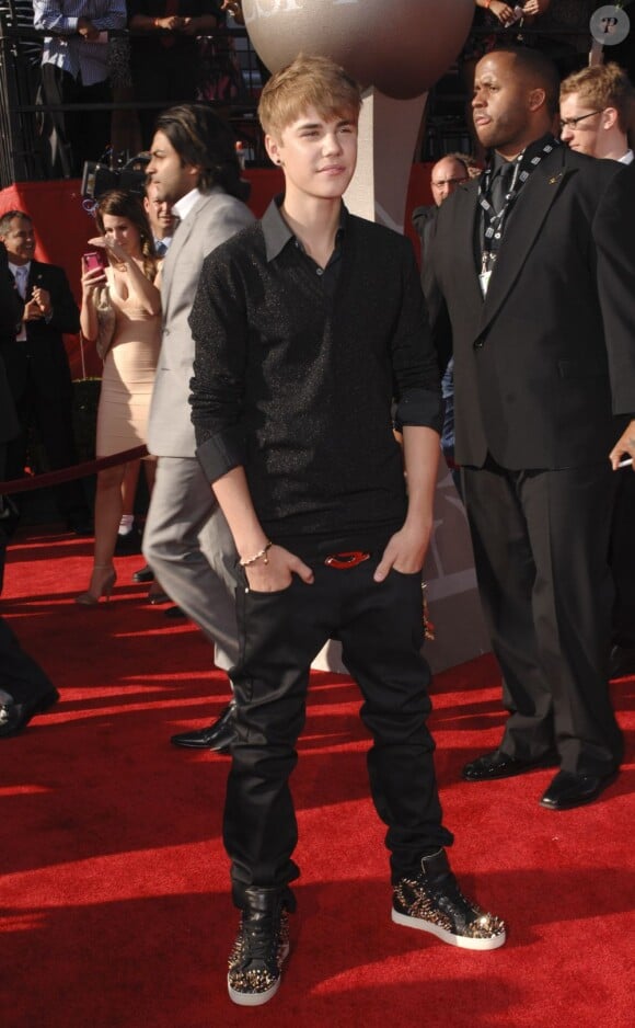 Justin Bieber, le 13 juillet 2011 à Los Angeles.
