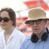 Ellen Page et Woody Allen sur le tournage du film Bop Decameron à Rome le 26 juillet 2011