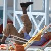 Woody Allen sur le tournage du film Bop Decameron à Rome le 26 juillet 2011