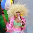 Nicki Minaj en concert à Central Park pour  Good morning America  sur ABC, le 5 août 2011.