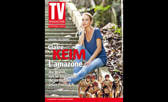 Claire Keim en couverture de TV Magazine. Août 2011