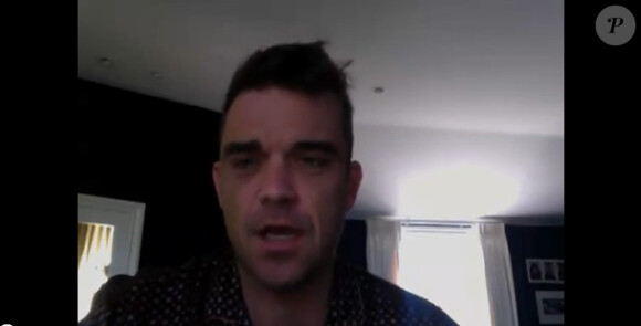 Robbie Williams qui fait visiter sa maison via son blog, le 2 août 2011