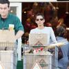 Halle Berry fait ses courses au supermarché en solo pendant que son ex-Gabriel Aubry s'occupe de leur fille Nahal. Los Angeles, 8 août 2011