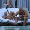 Jenna Jameson et son compagnon Tito Ortiz en vacances à Miami le 12 août 2011
