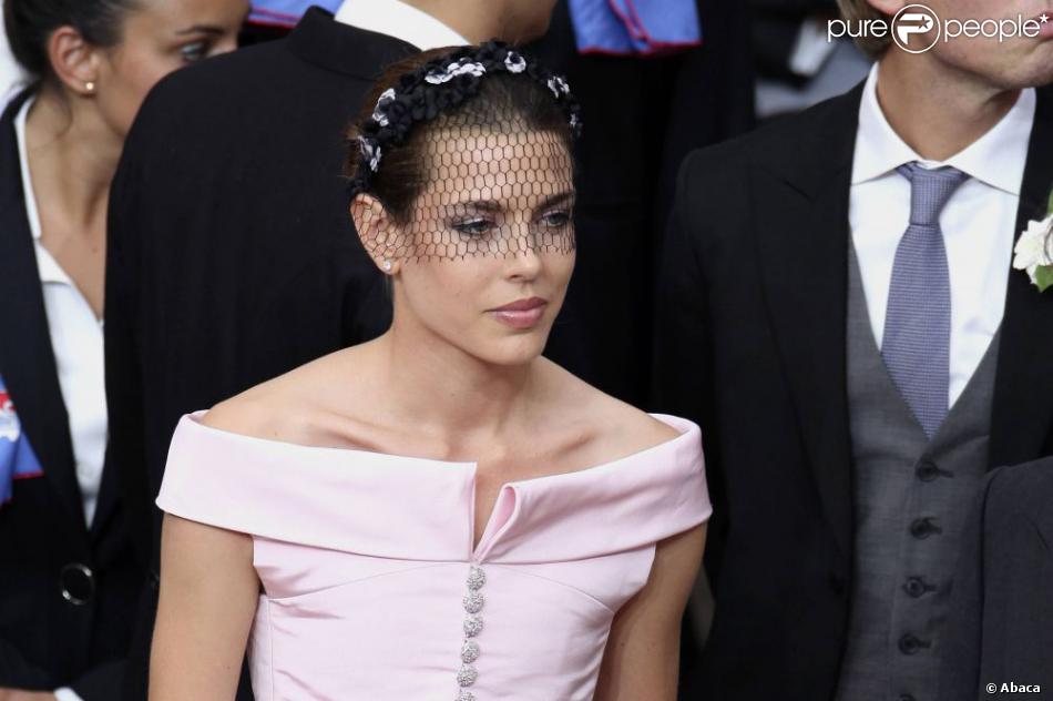 Charlotte Casiraghi au mariage de son oncle le prince Albert de Monaco le 2 juillet 2011