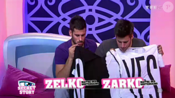 Zelko, Zarko et leur costume déchiré, dans Secret Story 5 !