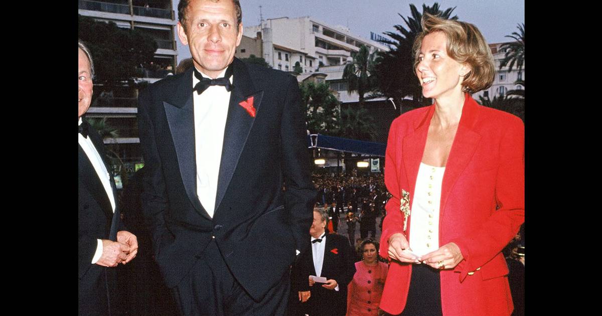 Claire Chazal et Patrick Poivre d'Arvor au festivale de Cannes en 1993 - Purepeople