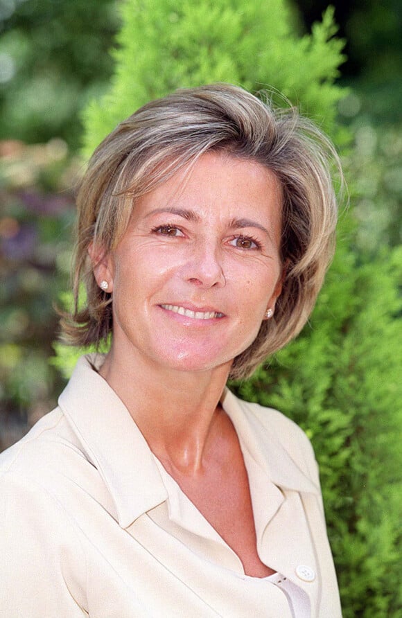 Claire Chazal en août 2000 lors de la conférence de rentrée de TF1