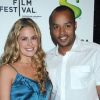 Donald Faison et Cacee Cobb posent lors de la première de Sherk IV à New York en avril 2010