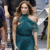 Jennifer Lopez sur le tournage de son dernier clip Papi le 23 août à Los Angeles
