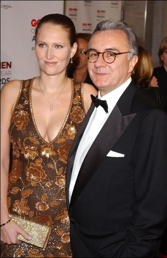 Alain Ducasse et sa femme Gwenaëlle en octobre 2002