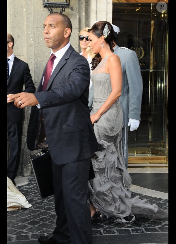 Tamara Ecclestone lors du mariage de Petra Ecclestone à Rome le 27 août 2011