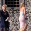 Nicky, Paris et Cathy Hilton lors du mariage de Petra Ecclestone avec James Stunt au Chateau Odescalchi le 27 août 2011