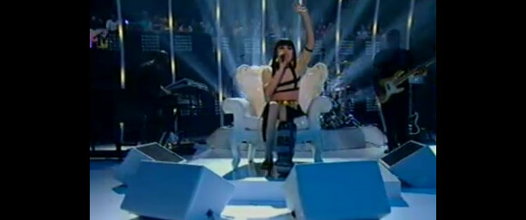 Jessie J, lors de l'un des interludes musicaux, lors des MTV Video Music Awards, dimanche 28 août 2011.
