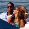 Beyoncé et Jay-Z s'aiment depuis 2002 et se sont dit oui le 4 avril 2008 à New York. Aujourd'hui, le couple star attend son premier enfant. (Miami, 20 février 2010)